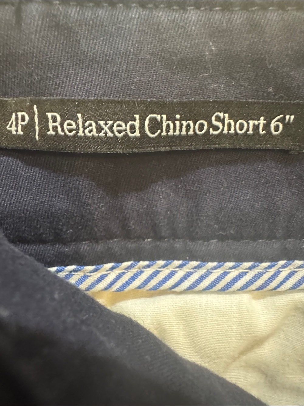 Talbots Navy Cotton Bermuda Shorts - Picture 3 of 4